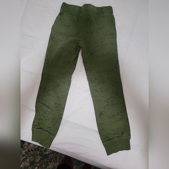 OshKosh Pull on,greenblack kid boys size 7,elastic waist,string tie,French terry - Picture 3 of 3